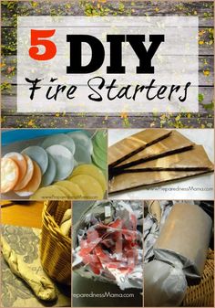 Diy Fire Starters, Tips And Trick, 72 Hour Kits, Disaster Preparedness, Emergency Prepping, About Money