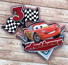 This Lightning McQueen birthday cake topper will be the perfect addition to your little one’s birthday party. It will include an acrylic stick. Each topper is between 5-7" tall. Disney Cars Cake Topper, Lightning Mcqueen Cake Topper, Mcqueen Cake Topper, Mcqueen Car Cake, Disney Cars Cake, Lightning Mcqueen Cake