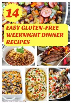 the top ten easy gluten - free weeknight dinner recipes