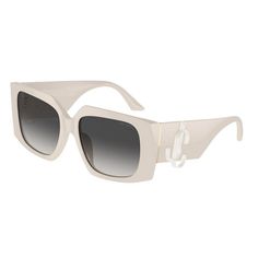 50088G JIMMY CHOO Jimmy Choo JC5006U 50088G White Jimmy Choo, Square Frame Sunglasses, White Lenses, Chic Sunglasses, Square Frame, Sunglass Frames, Square Frames, Stylish Accessories, Jimmy Choo