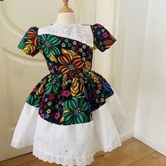 Children Ankara Style Girl, Kids Ankara Styles Children, Ankara Dress Styles For Kids, Children Ankara Gown Styles, Latest Children Ankara Gown, Children Ankara Gowns, Ankara Flare Dress, Fashion Frocks, Children Wears