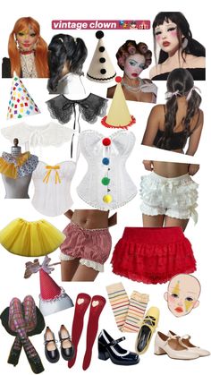 several different types of clothes and accessories for dolls