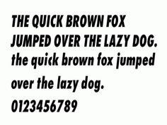 a black and white photo with the words, the quick brown fox jumped over the lazy dog