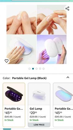 Amazon.com: ohora Pro Portable Gel Lamp (Black) - 11W Max, Timer (60s), Portable Lamp for Curing Gel Nail Art, Polish, Stickers and Strips : Beauty & Personal Care Gel Nail Strips, Portable Lamp, Nail Art Gel, Good Health Tips, Health Risks, Art Stickers, Gel Nail Art