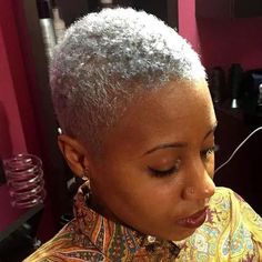 Gray Haircuts, Blonde Twa, Twa Styles, Natural Hair Twa, Teeny Weeny Afro, Shaved Hairstyles