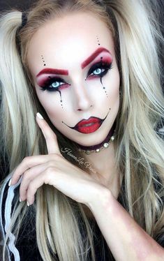 Mom Halloween Makeup, Nem Halloween Makeup, Trucco Glam, Carnaval Make-up, Pelottava Halloween, Acrylic Nails Natural, Makeup Clown