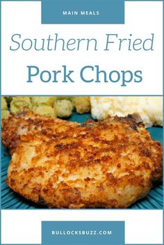 the cover of southern fried pork chops