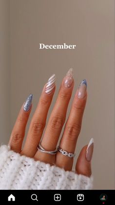 Teen Nails, December Nails, Cow Nails, Formal Nails, Simple Gel Nails, Dope Nail Designs, Christmas Nails Acrylic