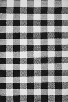 a black and white checkered table cloth