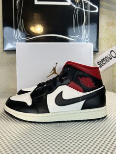 Air Jordan 1 Mid Red Black White, Air Jordan 1 Mid Black Sail Gym Red, Black And Red Nike Shoes Air Jordans, Jordans Air 1 Mid, Red White Black Jordans, Jordan 1 Mid Black And Red, Red Air Jordan 1 Outfit Women, Jordan 1 Red And Black, Air Jordan 1 Mid Outfit Women