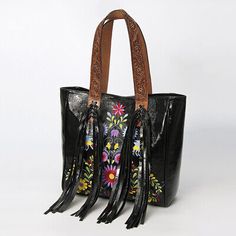 Great Shopping AD American Darling ADBGZ627 Tote Hand Tooled Genuine Leather Women Bag Western, bags Leather Hobo Bag With Removable Pouch As Fashion Accessory, Leather Bags With Detachable Handle For Spring, Spring Leather Bags With Detachable Handle, Luxury Black Shoulder Bag For Spring, Luxury Black Bags For Spring, Leather Hobo Bag With Detachable Handle For Spring, Leather Satchel For Spring Errands, Bohemian Leather Bags As Fashion Accessory, Spring Leather Hobo Bag With Double Handle