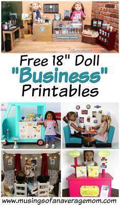 the doll business printables are available for all ages and abilities to play with