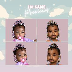 👼🏾 Baby's First Beads 👼🏾 | Patreon Sims 4 Cc Patreon Infant Hair, Infant Bed Sims 4 Cc, Sims 4 Cc Infant Skin Detail, Sims Cc Infant Hair, Infant Boy Cc Sims 4, Sims 4 Cc Infant Hair Patreon Free, Sims 4 Cc Pacifier, Ts4 Infant Hair