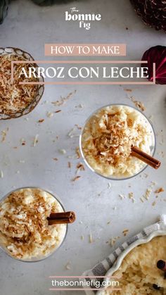 Savor the comforting flavors of Arroz Con Leche with our simplified creamy and sweet recipe! This traditional rice pudding is easy to make and irresistibly delicious. Enjoy a warm, cozy dessert that combines tender rice with rich milk and cinnamon for a perfect treat anytime!https://thebonniefig.com/how-to-make-arroz-con-leche-the-easy-way/