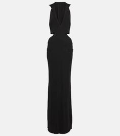 A true showstopper, this gown from Tom Ford signals refined elegance. The plunge neck style features an alluring cut-out at the waist and a column silhouette..Care instructions: dry clean.Closure: invisible zipper, zipped back.Lining: 20% elastane, fully lined, 80% polyamide.Made in Italy.Material: 100% viscose.True to size.Low back.Fitted.Mid-weight material.Stretchy fabric.Low-cut leg.The model seen in the picture is 178cm-5'10' and wearing a size IT 40 Elegant Formal Maxi Dress With Cut-out Waist, Fitted V-neck Maxi Dress With Cutout, Fitted Maxi Dress With Cutout For Formal Occasions, Elegant Fitted Maxi Dress With Cutout, Elegant Fitted Cutout Maxi Dress, Fitted Cutout Maxi Dress For Gala, Elegant Fitted Maxi Dress With Cut-out Waist, Elegant Cut-out Waist Dress For Gala, Fitted Evening Maxi Dress With Cut-out Waist