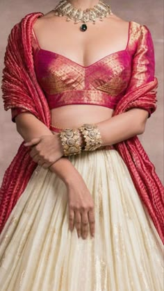 Shop now exclusively at www.allthatsdesi.com Follow us on Instagram https://www.instagram.com/allthatsdesi/ Whatsapp us at +19738137663 Grand Lehenga, Handloom Lehenga, Brocade Blouse, Lehenga Blouse Designs