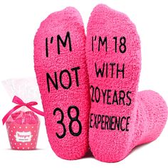 BIRTHDAY GIFTS FOR WOMEN: These socks could be the perfect birthday gift for your mom, wife, sister, aunt, daughter, sister in law, daughter in law, girlfriend, granddaughter, or female friend. GIFTS FOR 38 YEAR OLDS: Delight her with the perfect 38th birthday present - a pair of socks that celebrate her uniqueness. The message inscribed at the bottom will bring a wider smile to her face. Striking a balance between practicality, sentimentality, and humor, these birthday socks are an ideal gift f Mother In Law Gift Ideas, Gifts For Older Women, 71st Birthday, 71 Birthday, Christmas Wedding Gifts, Friend Gifts, Old Woman, Valentines Day Weddings, Gifts For Your Mom