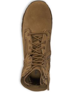 Belleville Men's TR Flyweight Hot Weather Military Boots - Composite Toe, Coyote Leather Boots With Secure Fit And Round Toe, Leather Boots With Round Toe And Secure Fit, Leather Boots With Slip-resistant Secure Fit, Tactical Brown Leather Boots, Leather Boots With Reinforced Toe And Secure Fit, Leather Boots With Reinforced Toe For Secure Fit, Tactical Steel Toe Leather Boots, Tactical Leather Waterproof Lace-up Boots, Durable Leather Work Boots For Fall