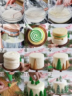 how to decorate christmas cakes with fondant and icing - step by step instructions