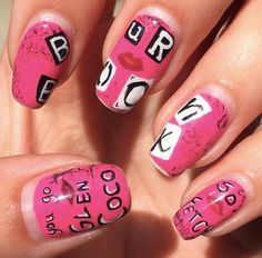 Cute Nail Art, Design Girl, Girls Nails, Nail Art Hacks, Nail Art Inspiration, Easy Nail Art, Nail Art Decorations