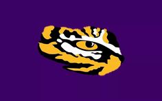 an image of the lsu tigers logo on a purple and black background with dates for 2012 - 2013 season schedule