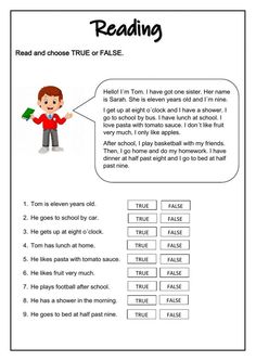 the reading worksheet for children to learn how to read