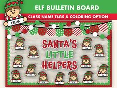 santa's little helpers bulletin board