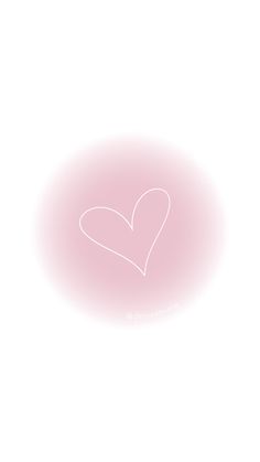 a white heart on a pink background