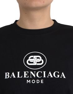 BALENCIAGA Absolutely stunning, 100% Authentic, brand new with tags BALENCIAGA cotton crew neck t-shirt with logo print. Model: Short sleeves crew neck t-shirt Colour: Black Material: 100% Cotton Logo details Made in Portugal Ella Tote, Tory Burch Ella, Shirt Colour, Messenger Bag Backpack, Balenciaga Logo, Balenciaga Black, Boot Pumps, Cotton Logo, Sleeves (women)