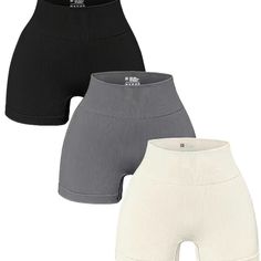 If You Buy 2 You Get The Third Free!!! Spandex Shorts Brand New, Never Been Worn Comes In Black, Gray, And White Seamless High-Waisted White Stretch Seamless Biker Shorts, High Stretch Seamless White Shorts, White Seamless Gym Bottoms, Seamless White Gym Bottoms, Casual White Bottoms With Seamless Construction, White Spandex Shorts, White Spandex, Spandex Shorts, Bike Shorts