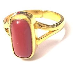 "Coral Moonga 4.00-11.00 Ct. Stone Panchadhatu(Copper) Adjustable Ring For Men & Women. This ring is suitable for men & Women having ring sizes between 4.25 to 12.00 as per US ring standards. Size of this ring is easily by hand. Fine quality Red Coral is used to give best results for your astrological needs. Stone will be neat and clean without blemishes. Gemstone is left open from the back side. Gemstone certified by a Well reputed laboratory. This fashionable flat Rings band is dainty Adjustable Red Gemstone Rings, Red Gemstone Toe Ring, Adjustable Formal Ruby Gemstone Ring, Adjustable Red Cabochon Jewelry, Adjustable Gemstone Ring With Rectangular Stone, Adjustable Gemstone Rings With Rectangular Stone, Adjustable Rectangular Gemstone Ring, Adjustable Oval Ruby Jewelry, Adjustable Ring With Rectangular Stone For Gift