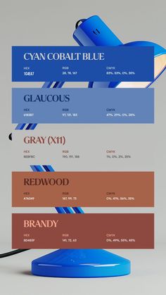 Colors:
1C4EA7
6183B7
BEBFBC
A76349
8D483F Study Color Palette, Color Codes Palette, Poster Color Palette, Palette Bleu, Dream Color Palette, Pretty Pallets, Pretty Color Palette