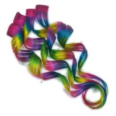 These Clip in Human Hair Extensions are Rainbow Colored • Choose your length 8 inches to 24 inches •Optional Root Smudge Color • Transform your look with colorful and effortless clip in human hair extensions made of 100% real human hair. Hair Extensions Highlights, Root Smudge, Fun Clip, Rave Hair, Bleaching Your Hair, Root Color, Effortless Hairstyles, Green Aqua, 100 Remy Human Hair