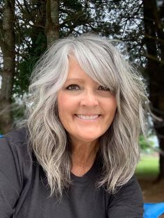 Grey Blonde, Best Hairstyle, Blending Gray Hair, Hair Color And Cut, Gray Hair, Grey Hair