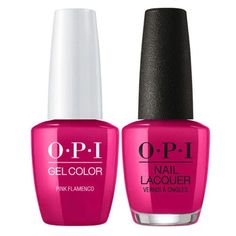 OPI Gel & Polish Duo: E44 Pink Flamenco Opi Red, Opi Gel Nails, Red Polish, Gel Nail Colors, Professional Nail Art, Opi Nail Polish, Gel Lacquer, Nail Art Supplies, Opi Nails