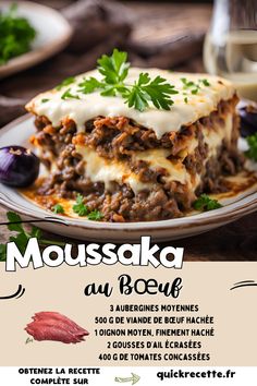 Découvrez cette recette Moussaka WW, une version allégée mais tout aussi délicieuse du plat traditionnel grec. Ce classique de la cuisine méditerranéenne combine des couches de viande de bœuf savoureuse, de légumes et d'une béchamel crémeuse. Parfaite pour un dîner copieux mais léger, cette moussaka grecque est idéale pour les amateurs de plats riches en saveurs et faciles à préparer. Testez cette recette de moussaka facile et savourez un véritable festin méditerranéen tout en respectant votre programme WW. Une recette simple, saine et gourmande !  #MoussakaWW #MoussakaFacile #MoussakaGrecque #RecetteMoussaka #MoussakaBoeuf #RecetteMediterranéenne #GreekDishes #GreekRecipesEasy #DinnerRecipes #MoussakaRecipe #BestDinnerRecipes #MoussakaRecept #MoussakaRecipeEasy Moussaka Recept