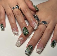 Nature Inspired Nails, Magical Nails, Boho Nails, Hand Painted Designs, My Demon, Hippie Nails, Vintage Nails