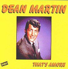 dean martin that's more than love album cover with an image of him in a suit and tie