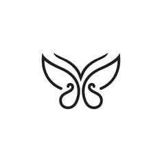 a black and white image of two wings with the letter s in it's center