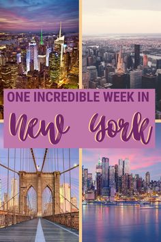 one incredible week in new york