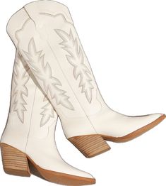 Indigo White Boots - Brazos Avenue Market White Heeled Boots For Fall Rodeo, White Heeled Boots For Rodeo In Fall, White Boots For Western-themed Fall Events, Western White Boots With Stacked Heel, White Mid-calf Boots For Ranch In Fall, White Boots For Ranch In Fall, Western-style Heeled Boots For Winter, Western Heeled Boots For Winter Western-themed Events, Western Style Heeled Boots For Winter Events