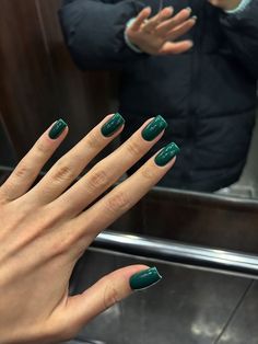 Kutek Disney, Wow Nails, Pumpkin Nails, Nagel Tips, October Nails, Smink Inspiration, Minimal Nails, Green Nail, Casual Nails