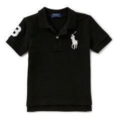 New With Tags Ralph Lauren Polo Big Pony Black Shirt 2t Fitted Black Ralph Lauren Top, Man Outfit, Style Reference, Baby Fits, Black Polo Shirt, Just Pretend, Streetwear Men, Black Polo, Streetwear Men Outfits