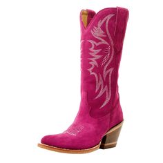 PRICES MAY VARY. Knee-high design: GORBINETI women's pink cowboy boots feature a classic chunky heel design, with a heel height of 2.56“ and a boot shaft height of 12” Comfortable synthetic suede material: Each pair of GORBINETI cowboy boots comes with shock-absorbing insoles and cushioned insoles, creating a custom fit and providing all-day comfort and support. Colors: This knee-high GORBINETI cowboy boot is available in fashionable suede pink, perfect for any style-conscious casual and comfort Women Cowboy Boots, Pink Cowboy Boots, Boots Mid Calf, Pink Cowboy, Chunky Heel Boots, Boot Pulls, High Design, Chunky Heels Boots, Heel Design