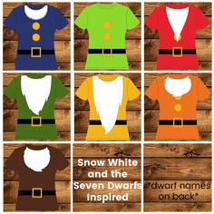 snow white and the seven dwarfs inspired shirts