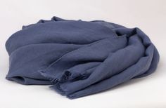 "Wrap yourself in comfort and style with our Basic Soft Blue Cotton Scarf for Women. Made from high-quality cotton, this scarf is soft and lightweight, making it the perfect accessory for any season. Its classic and versatile design pairs well with any outfit, from casual to formal. Elevate your wardrobe with this must-have fashion accessory. Handcrafted with care, this scarf is sure to be a staple in your wardrobe for years to come. Shop now and add a touch of elegance to your look! CODE: 207 Dimensions:  Approximately 31\" x 74\" [80 x 190 cm]  weight: 130 gr. Made of  breathable woven cotton COLOR VARIATIONS  Our scarves are dyed in batches. This means there are minor variations in colour from pack to batch.  Pre-washed and soft cotton scarf for gentlemen or ladies.  Rustic cotton textu Cotton Head Scarf, Purple Shawl, Handloom Fabric, White Scarves, Scarf For Women, Cotton Texture, Scarf Gift, Cotton Scarf, Cotton Weaving