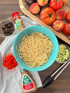 the ingredients to make this dish include tomatoes, onions, and pasta