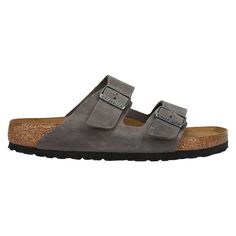 The legendary two-strap design from Birkenstock - the Arizona. Iconic style complemented with the signature comfort of the Birkenstock footbed. Shown in a sturdy oiled nubuck leather with a soft footbed for extra comfort. $135.00 Classic Double Strap Leather Footbed Sandals, Classic Suede Sandals With Leather Footbed, Classic Suede Footbed Sandals With Removable Insole, Comfortable Suede Double Strap Footbed Sandals, Classic Suede Sandals With Textured Footbed, Comfortable Double Strap Suede Footbed Sandals, Suede Slides With Leather Footbed And Double Strap, Comfortable Double Strap Leather Footbed Sandals, Suede Double Strap Slides With Leather Footbed