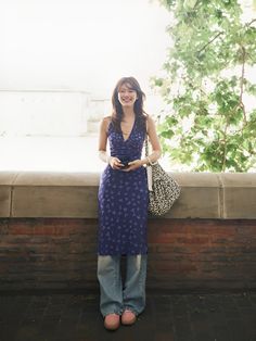 Zhao Lusi Outfit Casual, Korean Long Dress Outfit, Korean Actress Outfits, Zhao Lusi Fashion, Aiims Jodhpur, Psychologist Outfit, Lucy Hale Outfits, Modest Girly Outfits, Pretty Fits