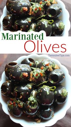 an image of marinated olives in a bowl